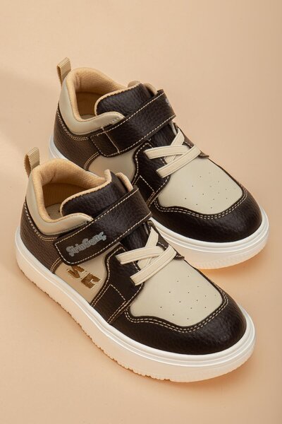 Dilimler Ayakkabı Şirinbebe Şiringenç Boys' Sports Shoes Orthopedic Brown Velcro
