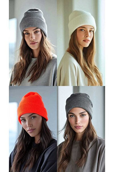 LAGRANZE قبعة نسائية مسطحة فاخرة مكونة من 4 قطع