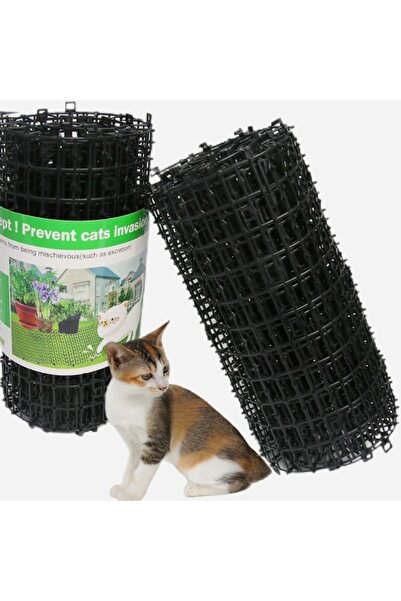 Flippy Garden Protective Net, Flippy, Pet Net, Anti-Animal Spiked Net, 200 x 30 cm, Black