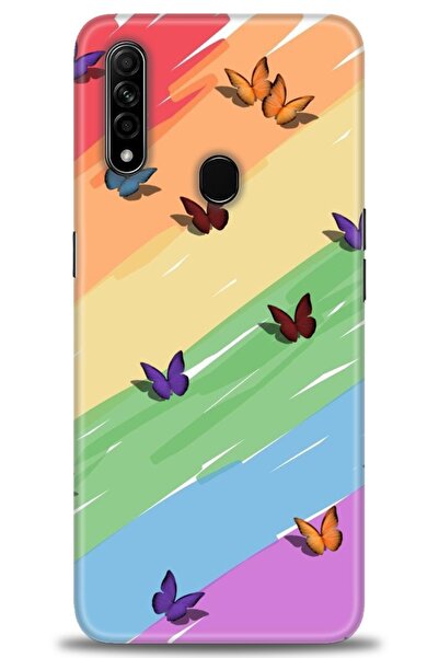 OPPO A31 Uyumlu Kılıf HD Baskılı Kapak - Tasarım Silikon Kılıf - 420