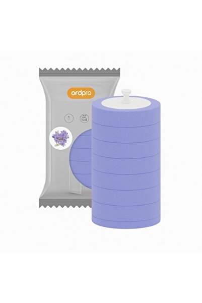 OEM Set 8 rezerve perie curatare toaleta, parfum lavanda - mov