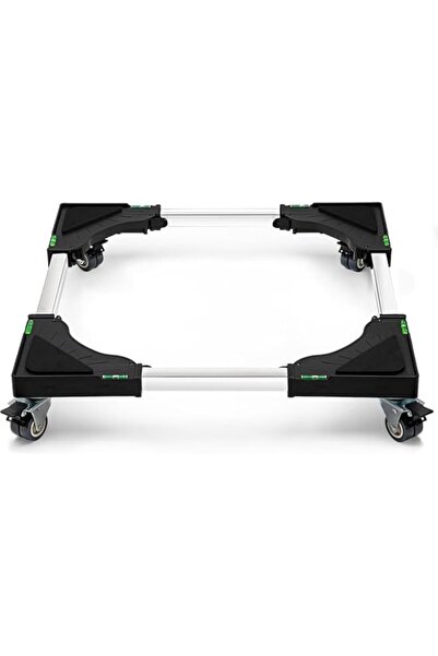 Generic حامل ثلاجة صغير من MOTIM، حامل ثلاجة قابل للتعديل مع 4 عجلات دوارة قا...