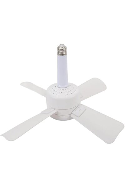 Generic Luocute Socket Fan Light, E26 E27 Cool Light LED Ceiling Fans with Lights and Remote Control Replace