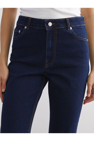 LC Waikiki Indigo Flare Kadın Jean Pantolon