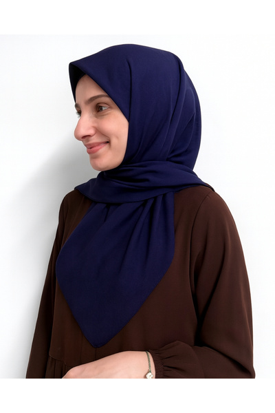 Bilenler Τζιν τετράγωνο κασκόλ – Αντιολισθητικό, άνετο και κομψό σε μπλε ναυτικό