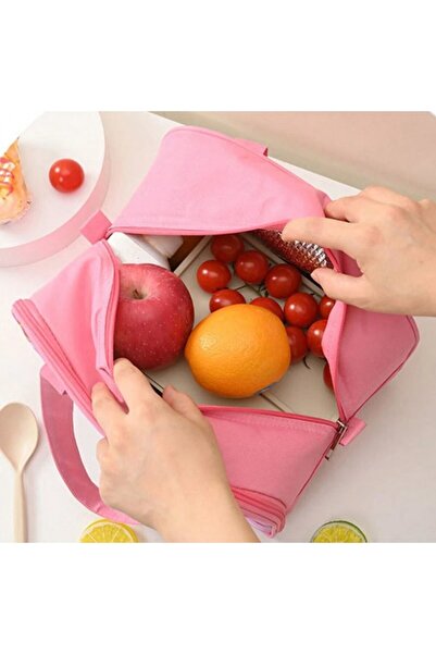 Flippy Insulated 3D Cartoon Kids Lunch Bag, Oxford Canvas, 27.5x18x20 cm, Unicorn, Pink