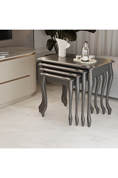 Nova Dizayn Gürgen Ağaç 1'İnci sınıf Lükens sehpa zigon