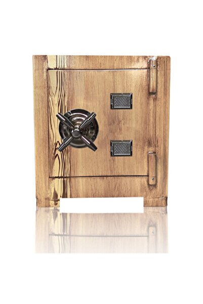 Genel Markalar Çelik Para Kasası Gizli Bölmeli Sağlam Kaliteli Ahşap Görünüml...