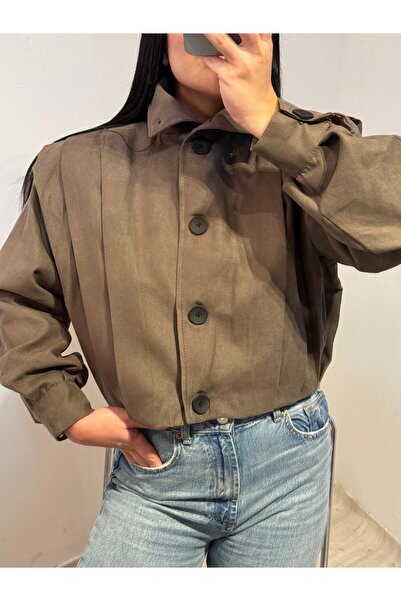 G LUNA Khaki Suede Jacket