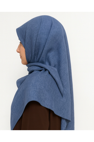 Bilenler Τζιν τετράγωνο κασκόλ – Αντιολισθητικό, άνετο και κομψό στη χρήση Indigo