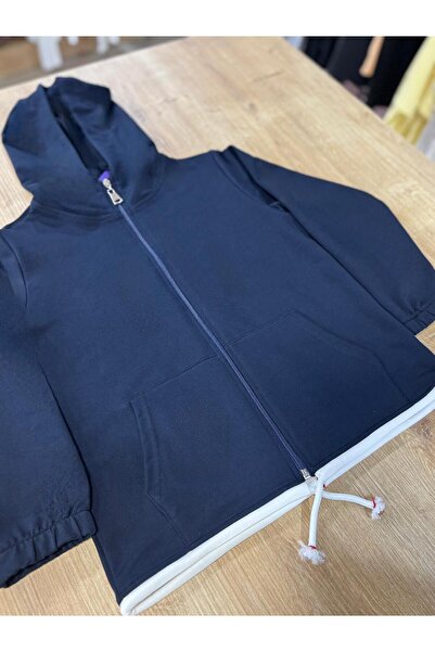 DEMOİSELLE Çocuk Unisex Fermuarlı Hırka