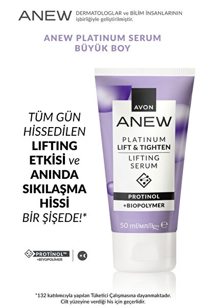 AVON Anew Platinum Lifting ve Sıkılaştırma Etkili Serum Büyük Boy 50ml