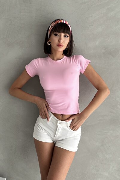 New Now Modal Fabric Circular Neck Half Sleeve Blouse