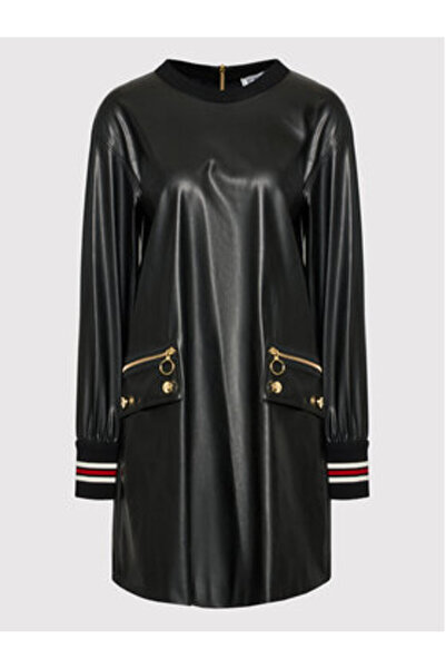 Iceberg Γυναικείο Φόρεμα από Δέρμα H131 2829 9000 Μαύρο