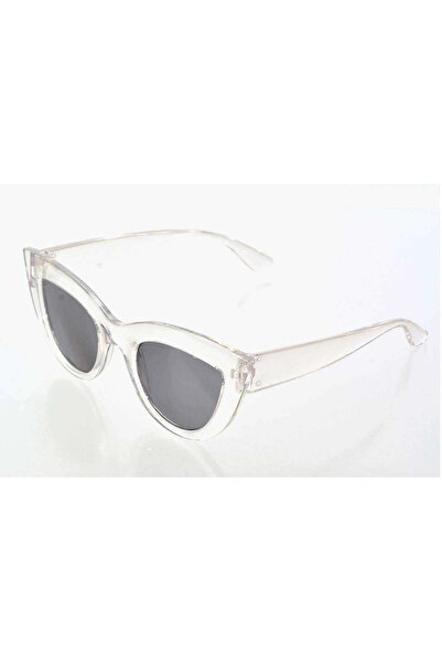 NEONNOVA Transparent White Frame Cat Eye Women's Sunglasses - Fashion Eyewear