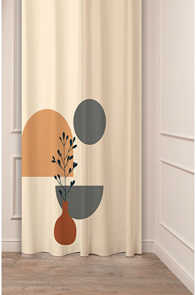 GREENDECOR ستارة خلفية أنيقة بتصميم خاص مطبوعة رقميًا (ذات جناح واحد) بنمط بو...