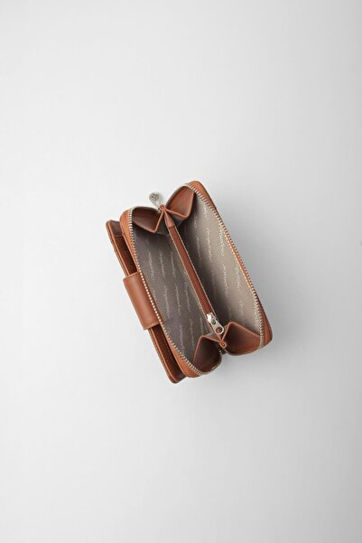 CENGİZ PAKEL Medium Size Women's Wallet – 65295L - Tan