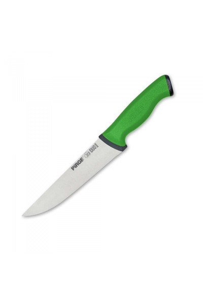 PİRGE Professional meat knife N3, stainless steel DUO 19cm, green handle