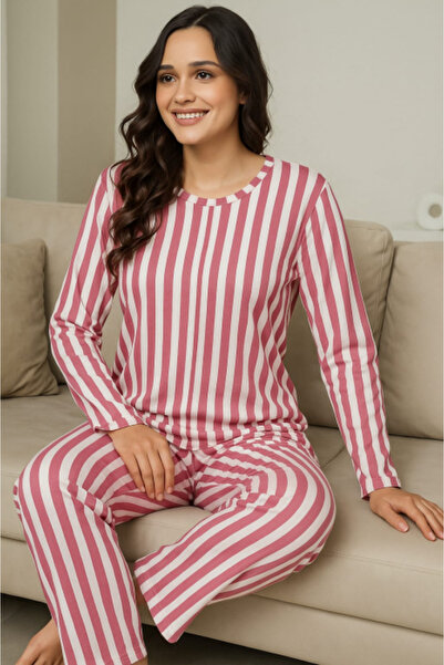 CHARME Pijama dama, Milan, Roz cu Dungi