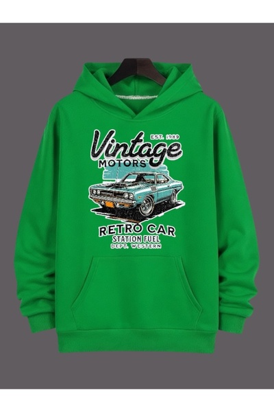 ArtYus Unisex Bărbați/Femei Vintage Retro Car Colorat Personalizat cu imprime...