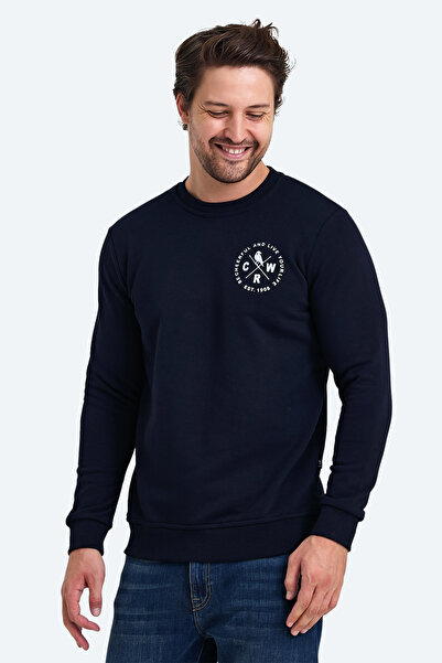 The Crow Ανδρικό φούτερ LIFE σε μπλε ναυτικό χρώμα