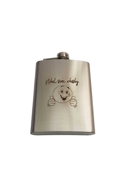 magazinu de gravura Sticla inox personalizata cu text amuzant - Nihil Sine Wh...