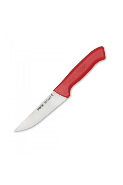 PİRGE Professional stainless steel meat knife N0 12.5cm, red handle