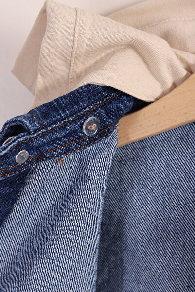 Pollito Τζιν με κουκούλα Παιδικό τζιν παλτό