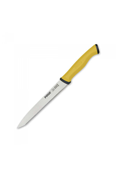 PİRGE Professional vegetable knife, stainless steel DUO 13.5cm, yellow handle