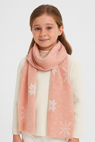 Sebir Moda Tricotaj cu tematică de Anul Nou Batic pentru copii (5-10 ani, 30x140cm)