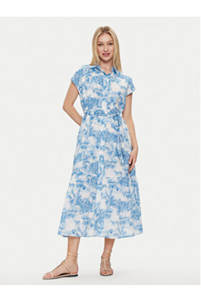 Iconique Γυναικείο Καλοκαιρινό Φόρεμα IC24-055 Μπλε