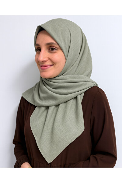 Bilenler وشاح دينيم مربع - غير قابل للانزلاق، مريح وأنيق، لون أخضر مائي