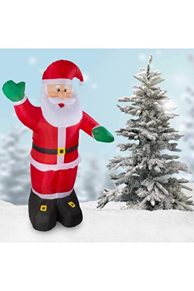 PROCART Inflatable Santa Claus figurine 180 cm, LED lighting, for indoor and outdoor use,