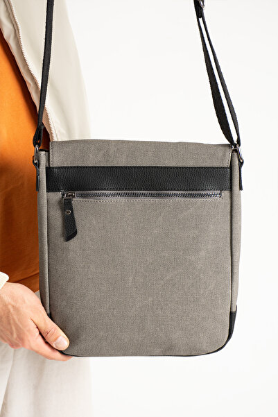 MEGA ÇANTA Canvas Series Large Volume Crossbody Men's Bag