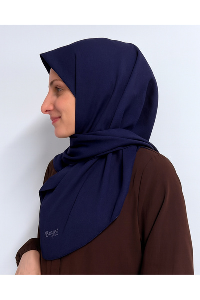 Bilenler Τζιν τετράγωνο κασκόλ – Αντιολισθητικό, άνετο και κομψό σε μπλε ναυτικό