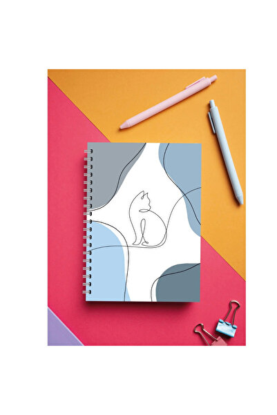 BULUT DİJİTAL Patili Notebook Series/School Notebook Checkered/80 Sheets/18Cmx21Cm