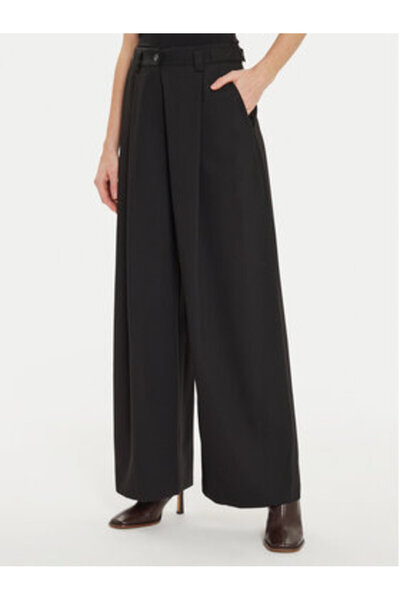 Imperial Γυναικείο Παντελόνι Palazzo P5B8IIC Μαύρο