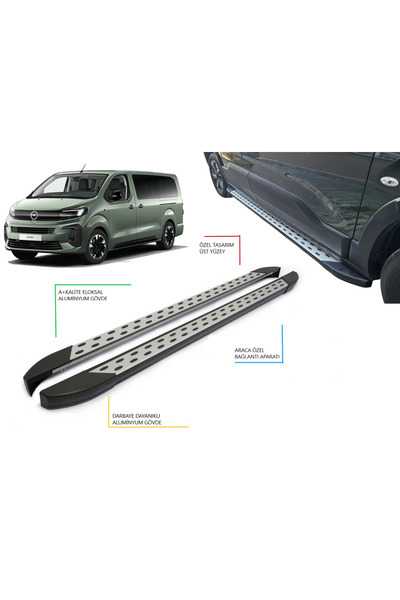 TUNAX OTO ZAFİRA LİFE CAMLI VAN XL UZUN ŞASE NOKTALI YAN BASAMAK 2019 2020 20...