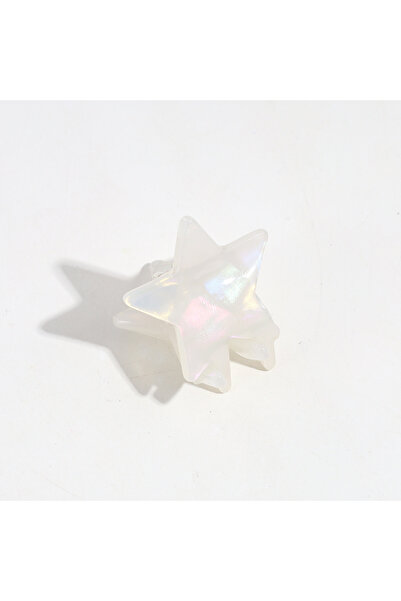 cityvision White Color Star Model Bone Latch Buckle 4 cm Small Size