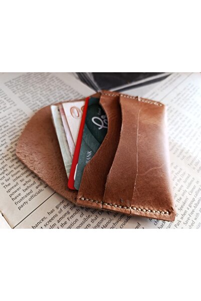 Mahfuz All Handcrafted Genuine Leather Minimalist Wallet Card Holder (11X6.5Cm) Xx19