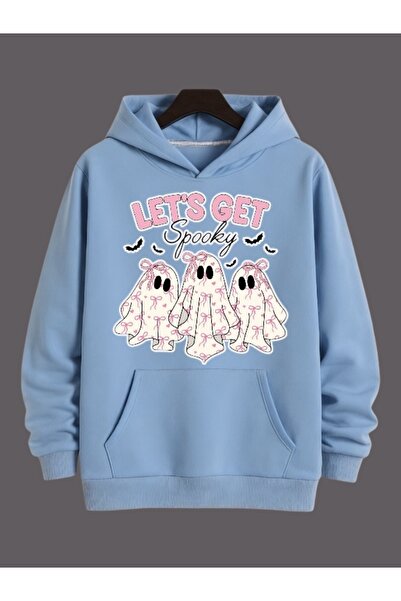 ArtYus Unisex Ghost Colorful Special cu imprimeu Cotton supradimensionat cu g...