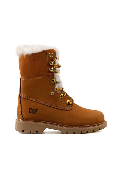 Caterpillar Utah Fur Ημερήσια Μποτάκια 015Z101184-SUNDANCE-NUBUK Καφέ