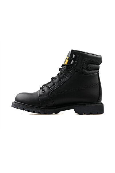 Caterpillar CAT 015M101226 Overpass Black Deri Erkek Outdoor Botu