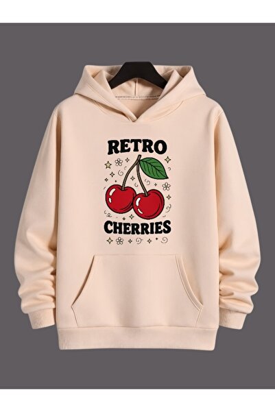 ArtYus Unisex Retro Cireșe Colorate Special cu imprimeu Bumbac supradimension...