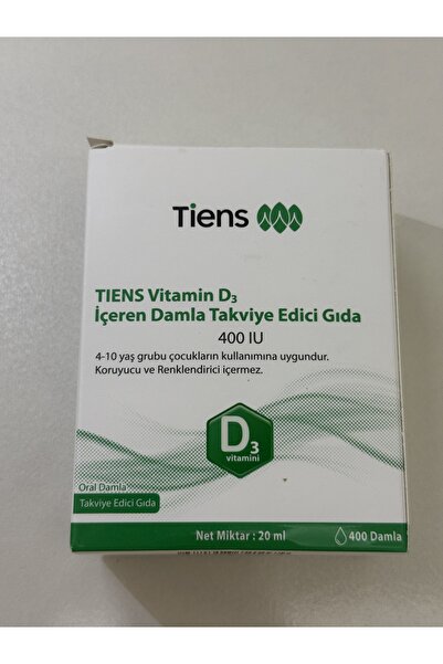 Tiens D3 Vitamin-Containing Drop Food Supplement