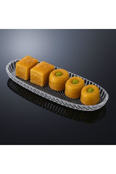 ALMASA صحن تقديم بيضاوي قراز