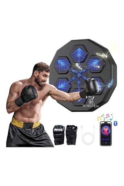 dalimag Box Muzical Inteligent DrProtein® S1, Manusi Incluse, Conexiune Bluetooth, Antrenament de Box si Fi