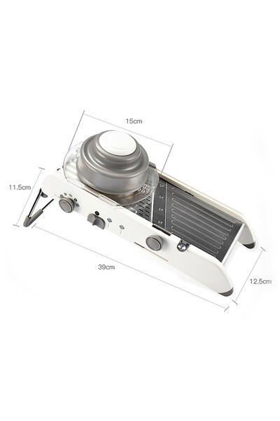 Flippy Χειροκίνητος κόφτης, Flippy, Εύχρηστος, Ανοξείδωτο Ατσάλι, Αξεσουάρ Κουζίνας, 39 x 11,5 x 12,5 cm Λευκό