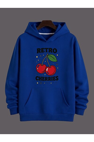 ArtYus Unisex Retro Cireșe Colorate Special cu imprimeu Bumbac supradimension...