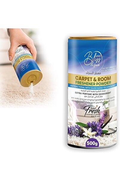 Swish Super مسحوق معطر للسجاد والغرف بليس فريش ٥٠٠ غرام، برائحة اللافندر والف...